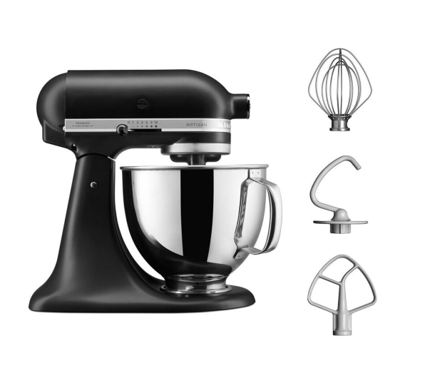KitchenAid Robot kuchenny 4,8L Artisan 5KSM125EBM czarny mat - 1595516 - zdjęcie